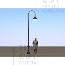 Парковый фонарь «Ретро-1» (2.T04.4.43.V14-01/1)