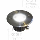 Грунтовый светильник с матовым стеклом Ground Uplight-3W Satin